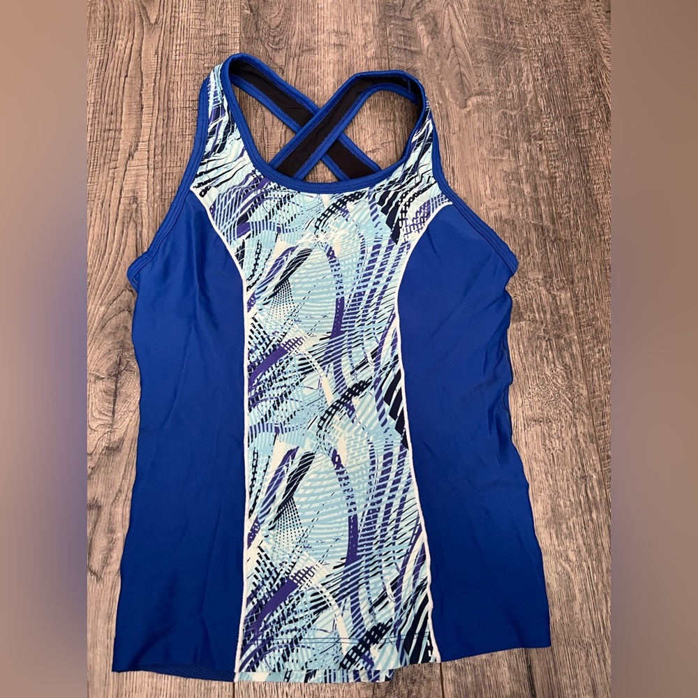 Zoot Black and Blue Athletic Tank
